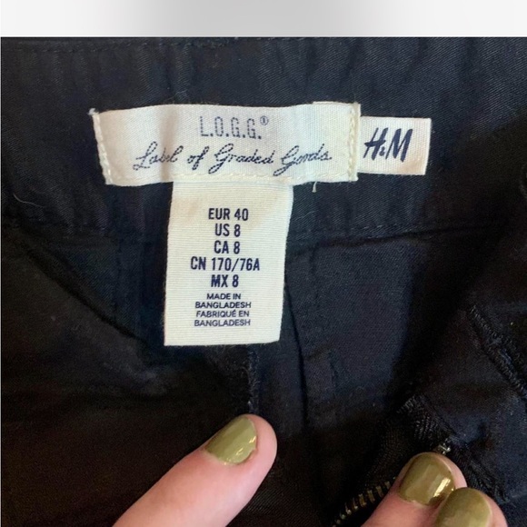 Black H&M pants. - Picture 3 of 4